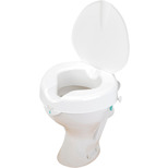 Raised Toilet Seat With Lid