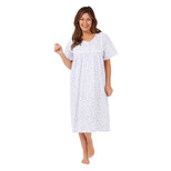 Ladies Round Neck Short Sleeved Nightdress