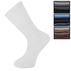Men's Cotton Loose Top Socks (Pack of 3 Pairs)