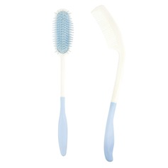 Long Handled Brush and Comb Set