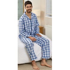 Checked Poly Cotton Pyjamas