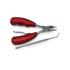 Broad Grip Nail cutters with Cuticle Minicure