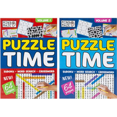 A4 Puzzle Time Book