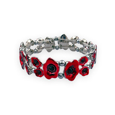 Ring Of Poppies Magnetic bracelet