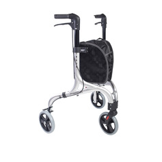 Three Wheeled Walker With Shopping Bag