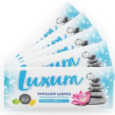 Shower Wipes 8.5 x 8.5" (22 x 22cm) Pack of 12